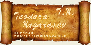 Teodora Magarašev vizit kartica
